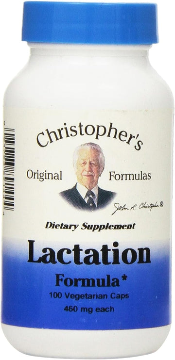 Dr. Christopher's Lactation Formula - Breastfeeding Supplement - 100 Count
