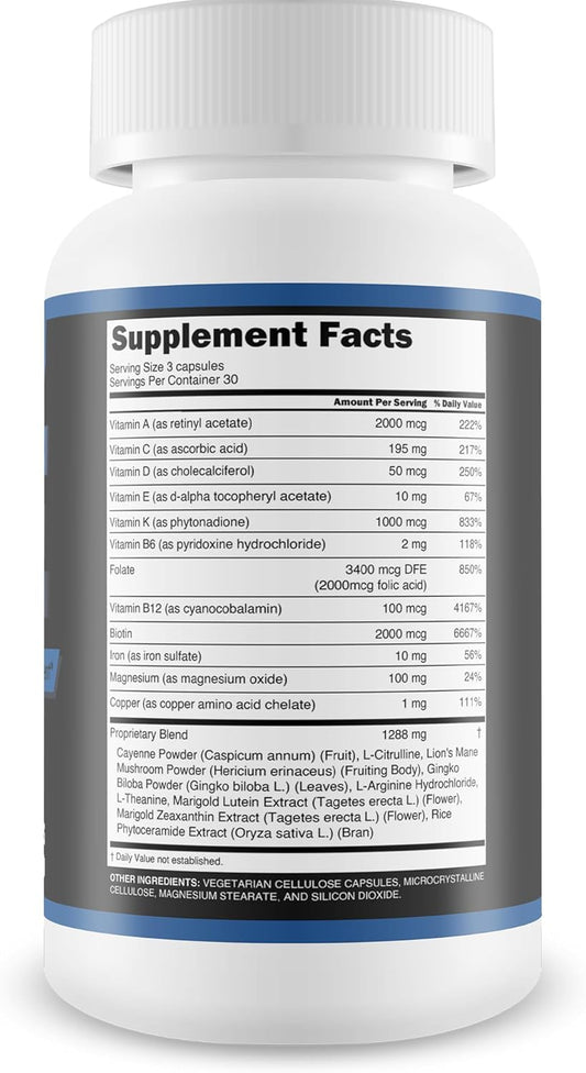 Alpha Blood Flow - Improved Formula - Our Best Alpha Boost Male Blood Circulation Supplements For Men - Circulatory Supplements Best Blood Flow Vasodilator Nitric Oxide Blood Flow Supplements For Men