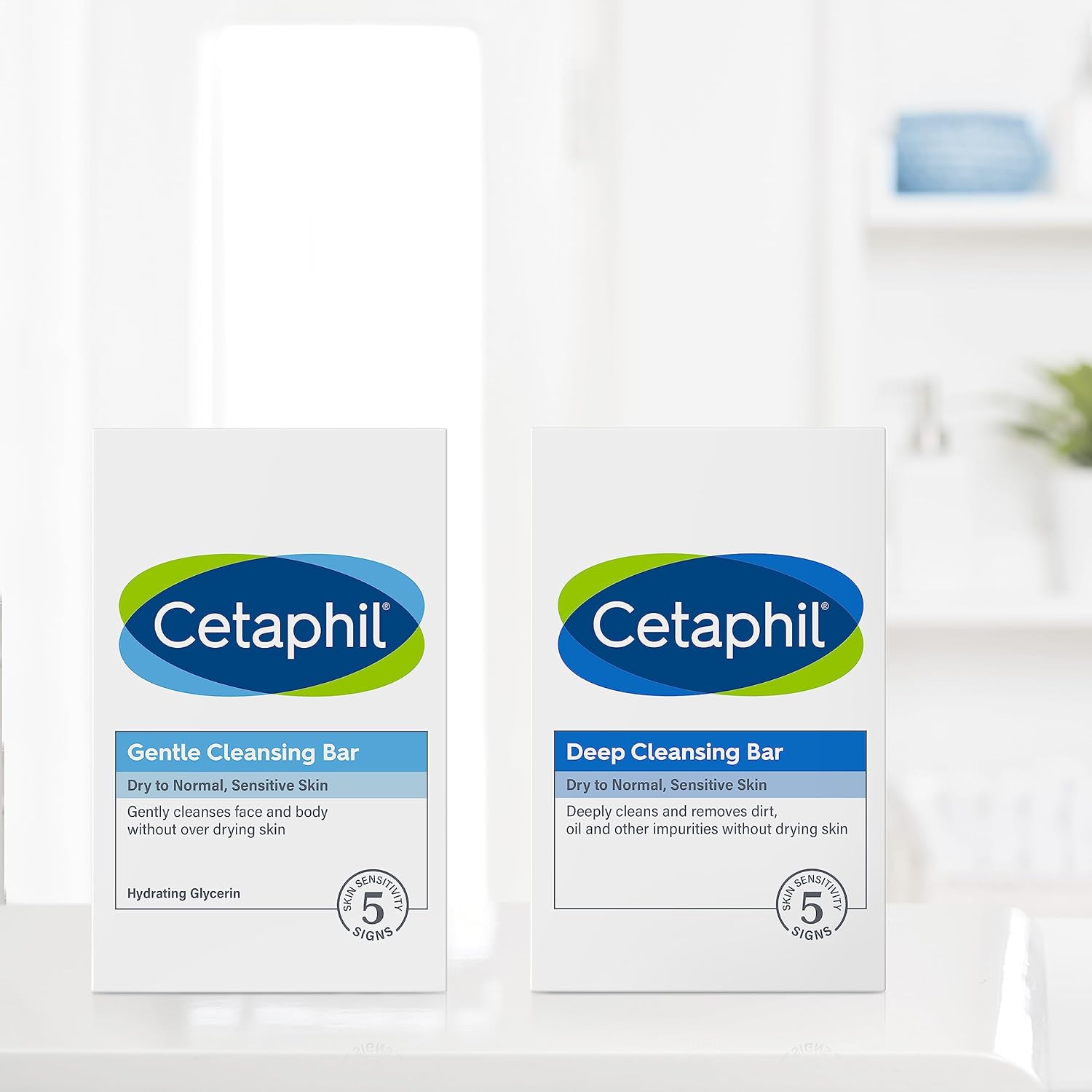 CETAPHIL Gentle Cleansing Bar, 4.5 oz Bar (Pack of 3), Nourishing Cleansing Bar For Dry, Sensitive Skin, Non-Comedogenic, Non-Irritating For Sensitive Skin : Beauty & Personal Care