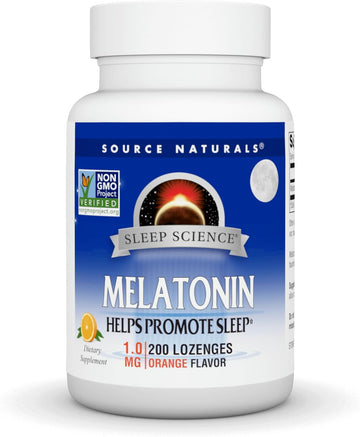 Source Naturals Melatonin 1 Mg - 200 Orange Flavored Lozenges