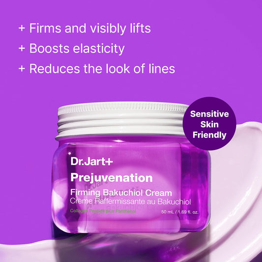 Dr.Jart+ Prejuvenation Firming Bakuchiol Cream For Preventative Aging | Anti Aging Face Cream | Korean Skin Care, 1.69 Fl Oz