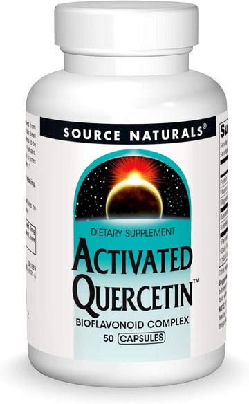 Source Naturals Activated Quercetin, for Seasonal & Immune Support - 50 Capsules