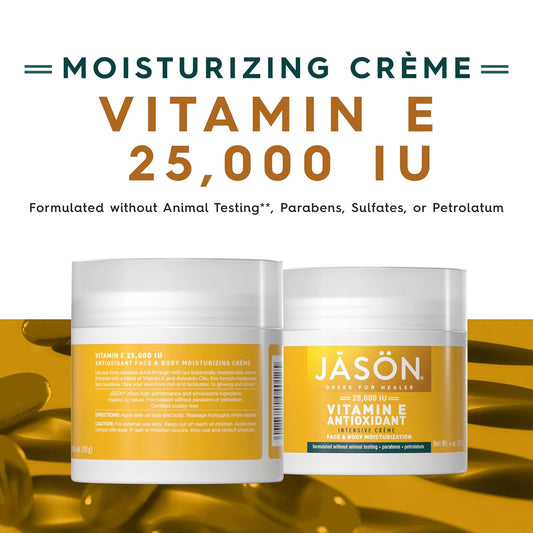 Jason Moisturizing Creme Vitamin E Age Renewal - 25000 Iu - 4 Oz