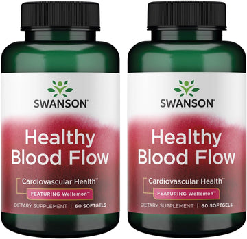Swanson Healthy Blood Flow - Featuring Wellemon 60 Sgels 2 Pack