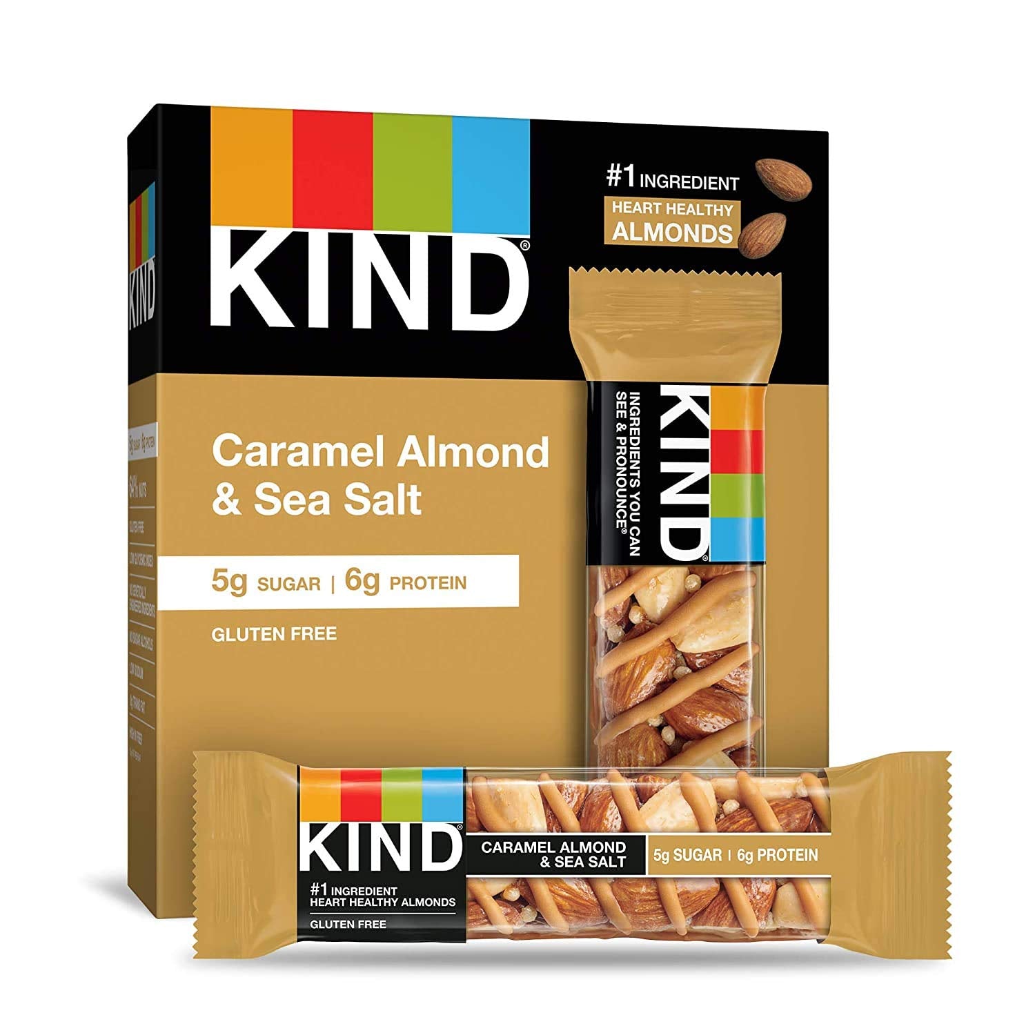 Kind Caramel Almond & Sea Salt, 8.4 Oz (Pack Of 6)