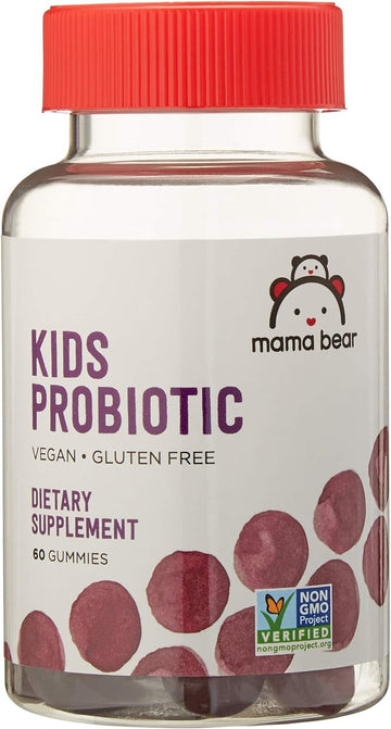 Mama Bear Vegan Probiotic, Berry, 60 Gummies, 1 Billion Cfu Per Gummy