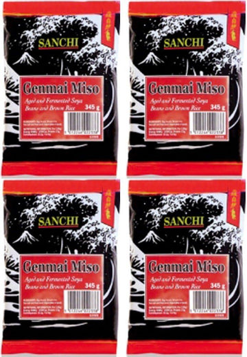 (4 PACK) - Sanchi - Genmai Miso | 345g | 4 PACK BUNDLE
