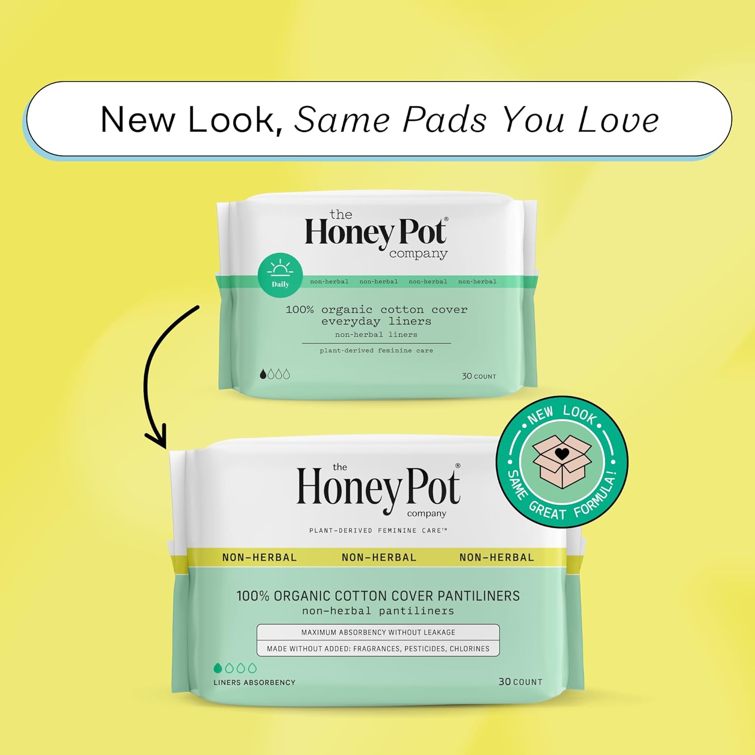 The Honey Pot Company - Suppositories & Non-Herbal Liners Bundle - Maintains & Balances Healthy Vaginal pH - Organic Cotton Cover - Sanitary Pads for Women - Feminine Care - FSA & HSA Eligible : Health & Household