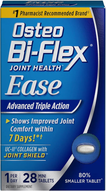 Osteo Bi-ex Joint Health Ease Advanced Triple Action Mini Tabs - 28 ct, Pack of 3