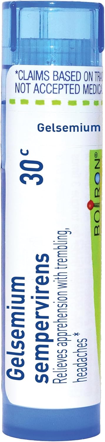 Boiron Gelsemium Sempervirens 12C For Apprehension With Trembling & Headachess - 80 Pellets