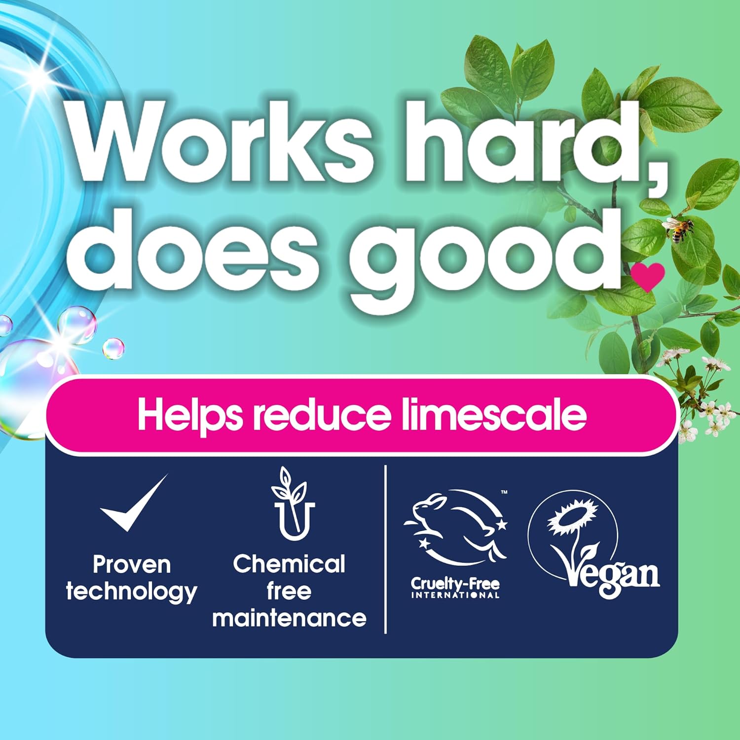 Ecozone Magnoloo In Cistern Anti-Limescale Treatment For Toilets | Helps Prevent Limescale Up To 5 Years| Bleach Free & Non-Toxic, Pack Of 2