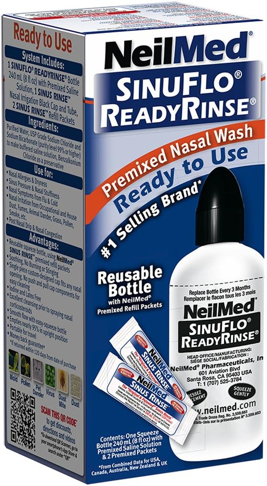 Neil Med Sinuflo Ready Rinse, 8 Fl Oz