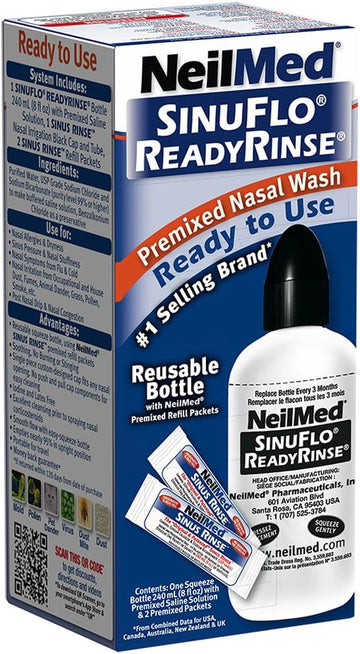 Neil Med Sinuflo Ready Rinse, 8 Fl Oz