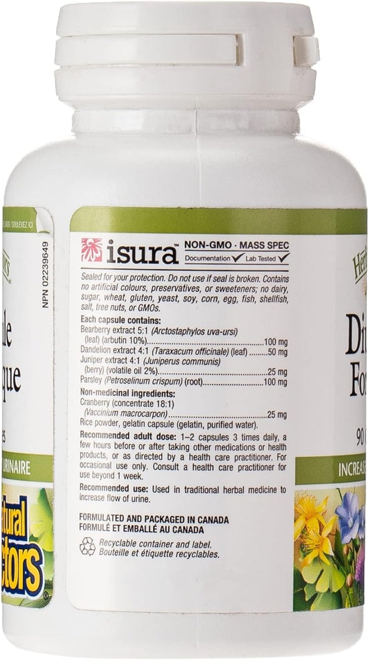 Natural Factors - HerbalFactors Urinary Flow Formula, Supports Urinary Health, 90 Capsules