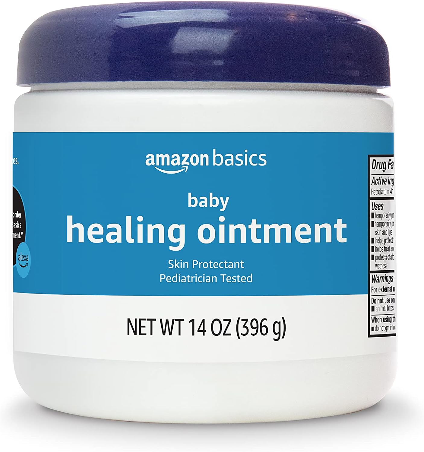 Amazon Basics Healing Ointment For Babies, Pediatrician Tested, 14 Ounce, 1-Pack (Previously Solimo)