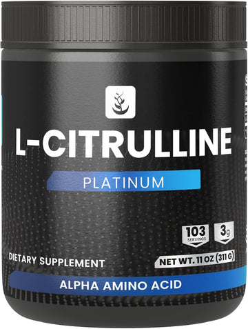 Pure Original Ingredients L-Citrulline Powder (11 Oz) Natural Amino Acid, Flavorless, Always Pure