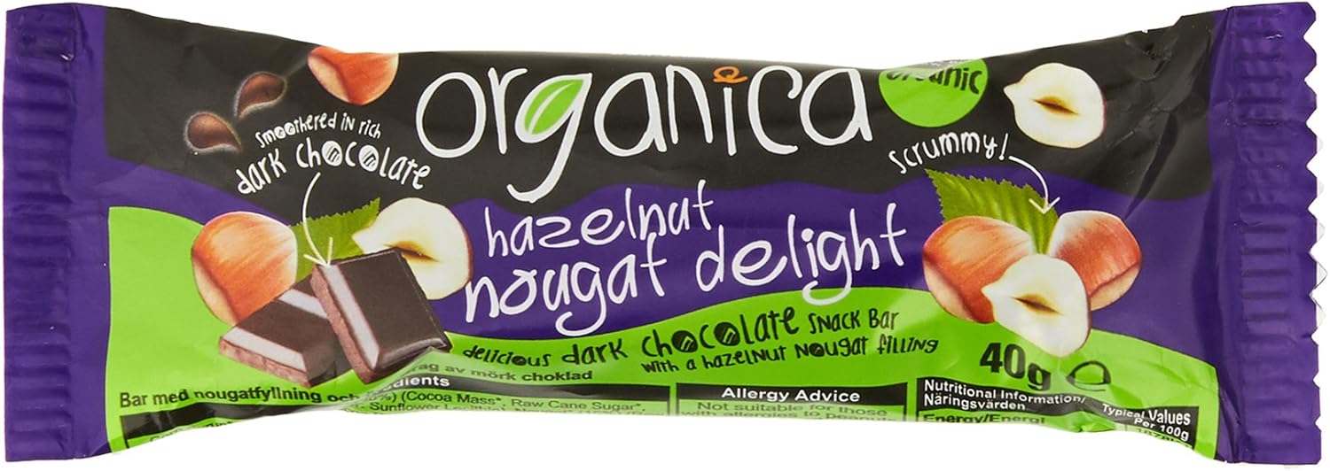 Organica Organica Hazelnut Nougat Delight 40G