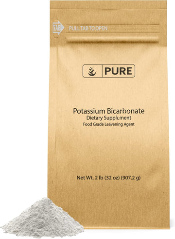 Pure Original Ingredients Potassium Bicarbonate Natural, Food Safe, Electrolyte, Leavening