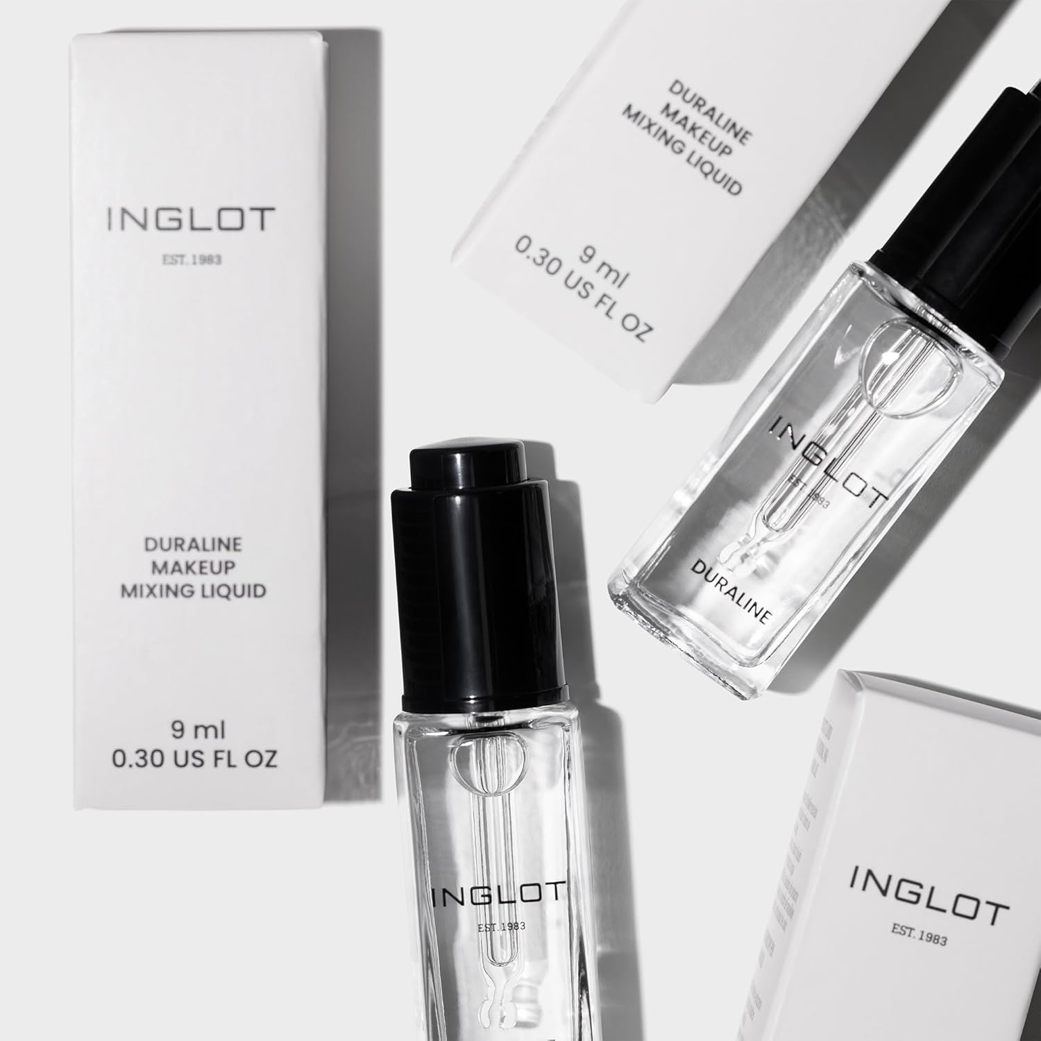 Inglot Duraline | Multi-Tasking Make-Up Liquid: Extends Shelf Life, Transforms Products Into Waterproof | Revives Dry Cosmetics And Improves Their Pigmentation | 9Ml