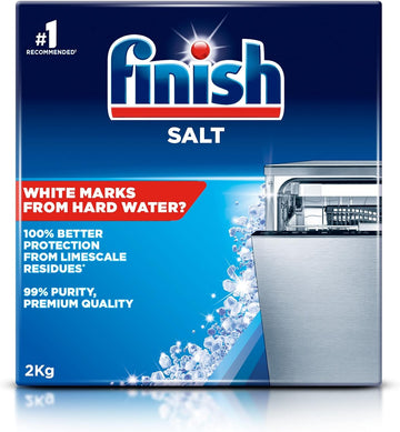 Finish Dishwasher Salt Helps Soften Water to Prevent Limescale and Watermarks, 2 KG