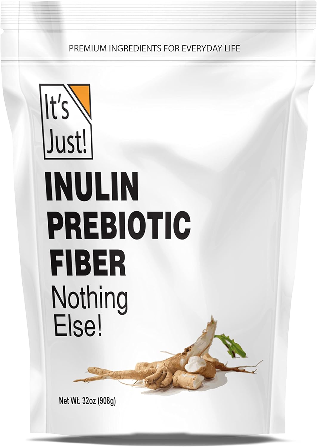 It'S Just! - Inulin Prebiotic Fiber Sweetener, Product Of Belgium, Chicory Root Powder (2 Pound)