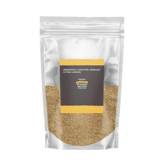 Birch & Meadow 2Lb Granulated Lemon Peel, Seasoning, Teas, Dry Rubs, Marinades, Dressings