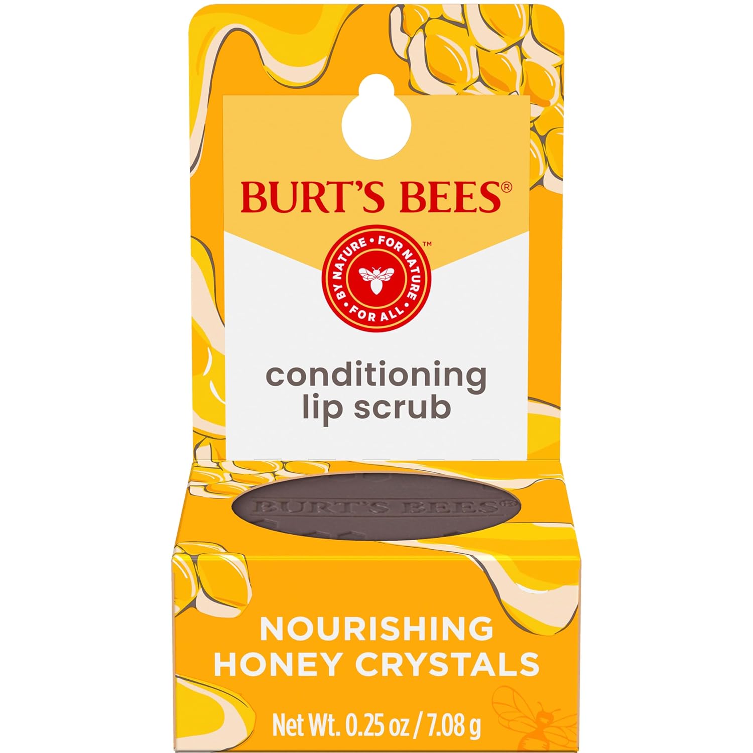 Burt'S Bees Conditioning Lip Scrub, With Nourishing Honey Crystals To Buff Away Dry Skin, Lip Exfoliator, Lip Treatment, 0.25 Oz