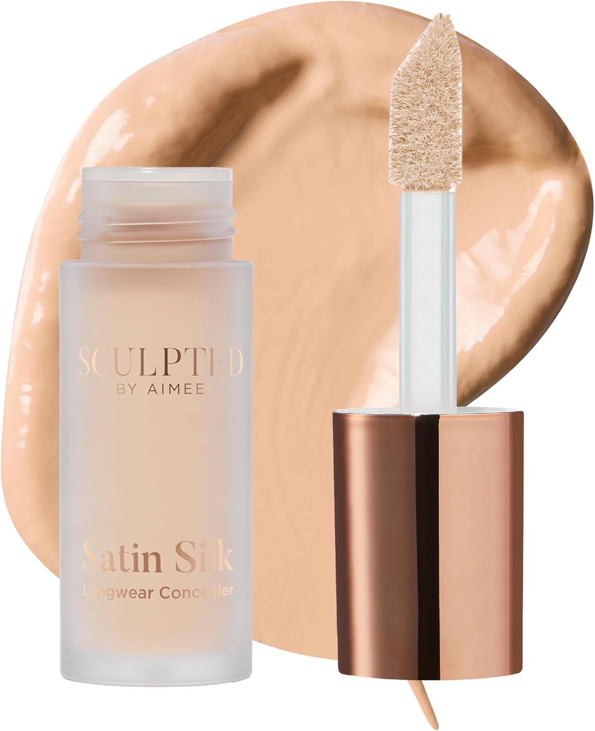 Satin Silk Longwear Concealer - Lightweight, Hydrating & Long-Lasting Concealer from Sculpted by Aimee for Dark Circles, Blemishes and Pigmentation (Golden 4.0) : Amazon.co.uk: Beauty