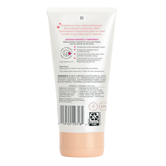 Jergens Baby All-Purpose Baby Ointment, Plant-Based Moisturizers, Petrolatum Free & Pediatrician-Tested, 5 Oz