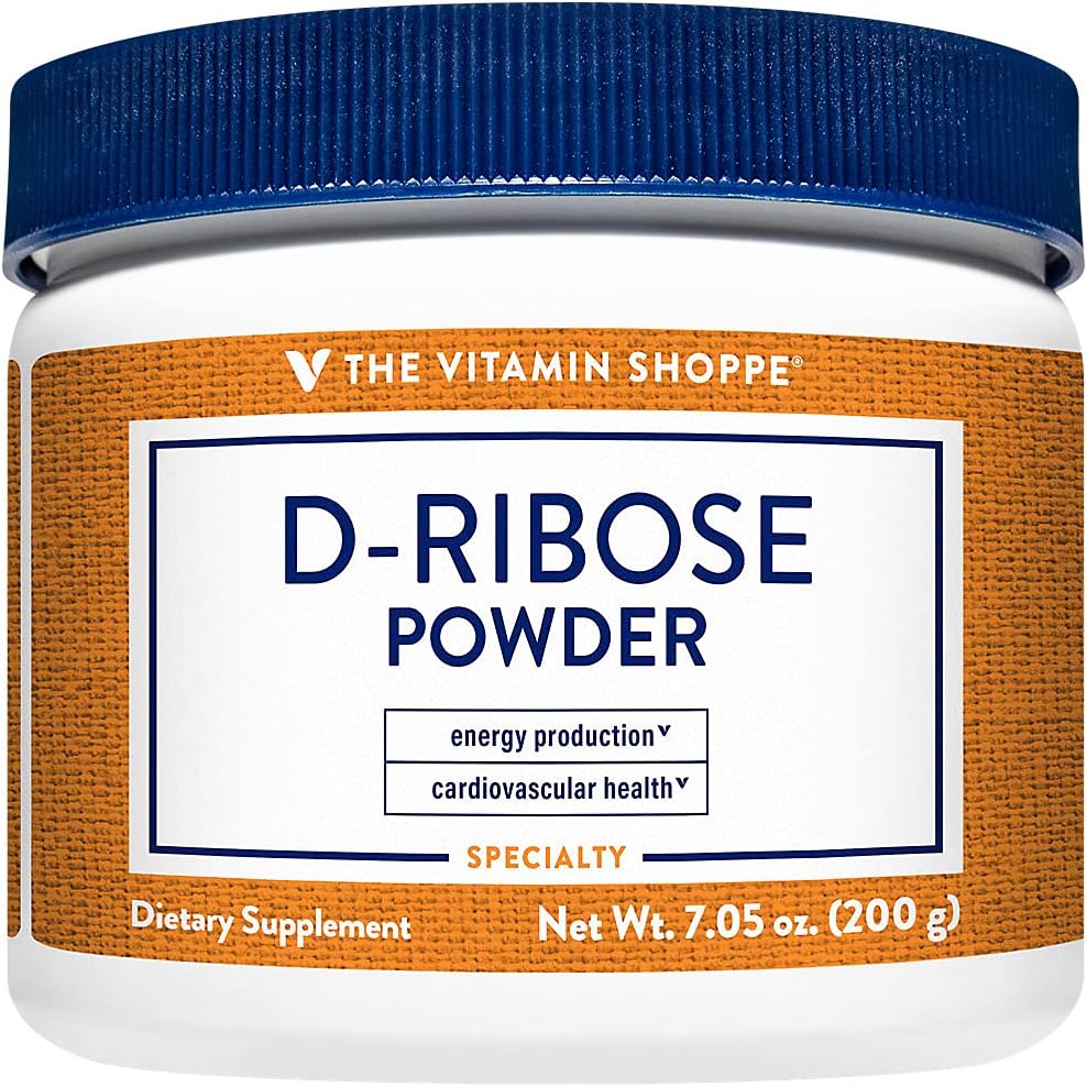 The Vitamin Shoppe Ribose Powder, Supports Energy Production and Cardi