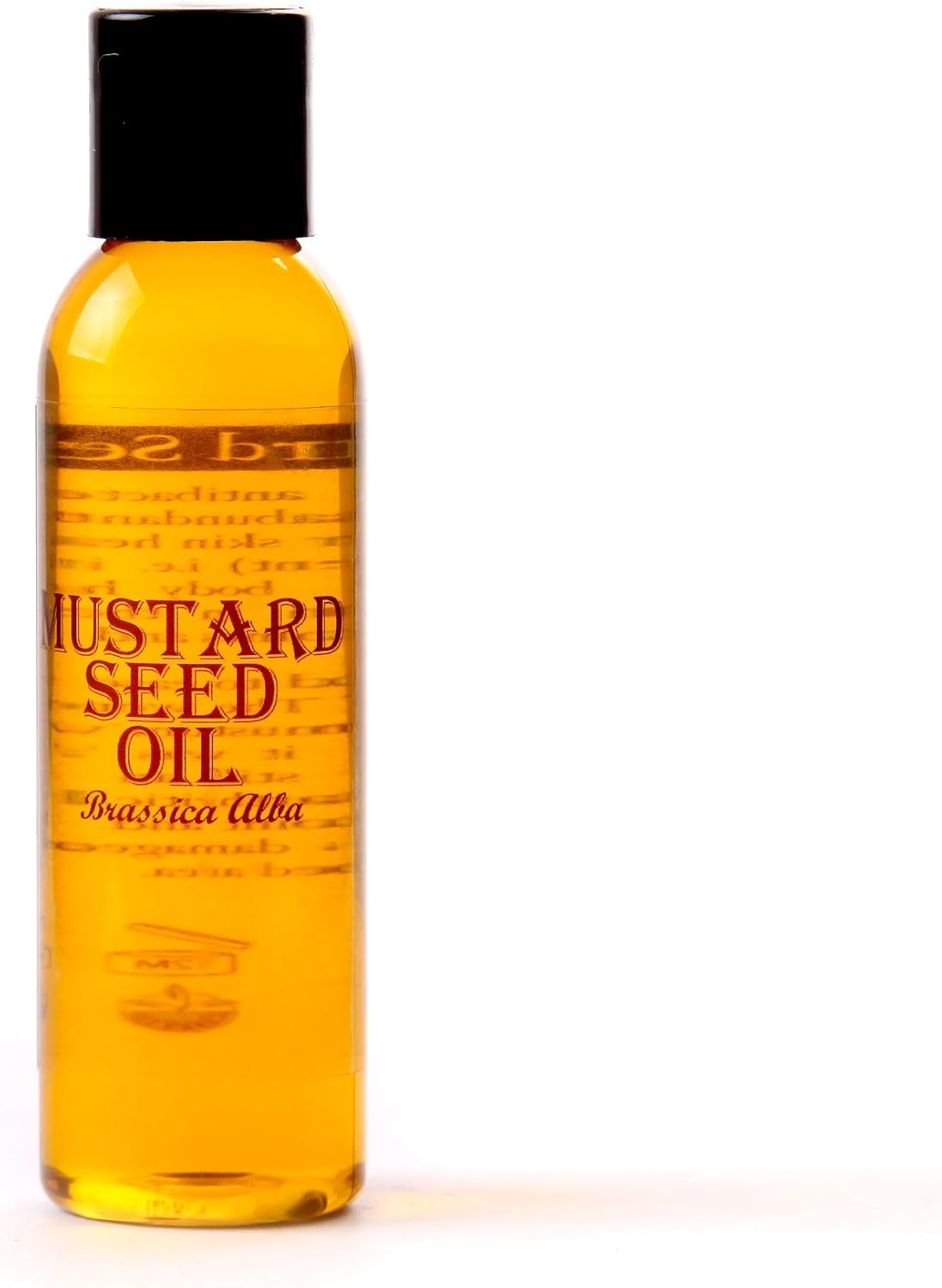 Mystic Moments | Mustard Seed Carrier Oil 125ml - Pure & Natural Oil Perfect for Hair, Face, Nails, Aromatherapy, Massage and Oil Dilution Vegan GMO Free