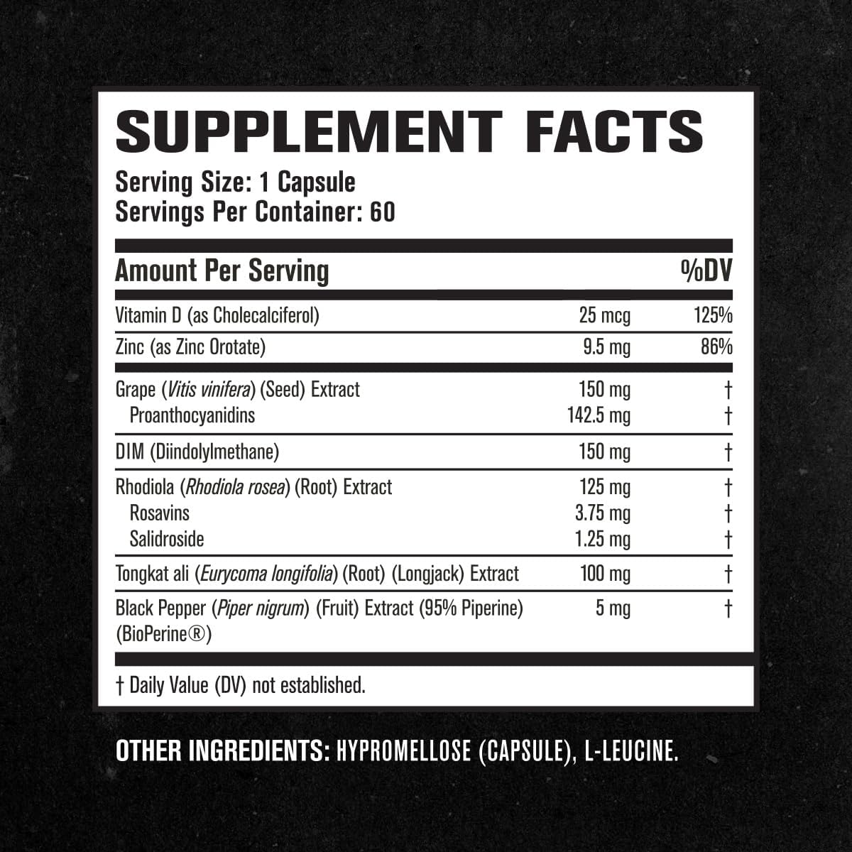 Jacked Factory Androsurge Estrogen Blocker For Men - Natural Testosterone Booster For Men & Estrogen Metabolizer With Tongkat Ali, Dim, Long Jack & More - Test Booster & Muscle Builder - 60 Count : Health & Household
