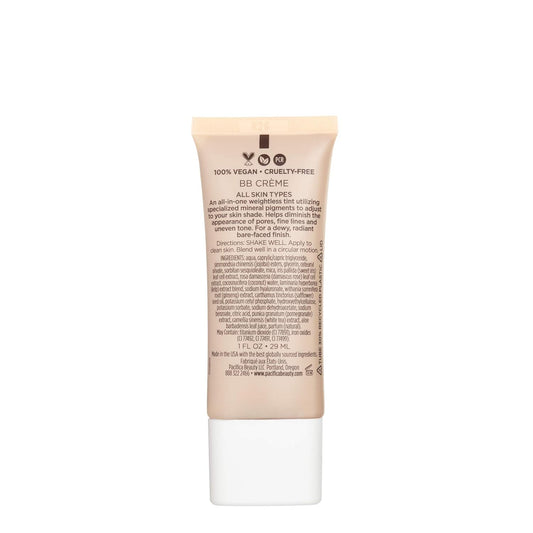 Pacifica Beauty, Alight Multi-Mineral BB Cream, 1 fl oz., Shade 03 Dark, 100% Vegan & Cruelty Free