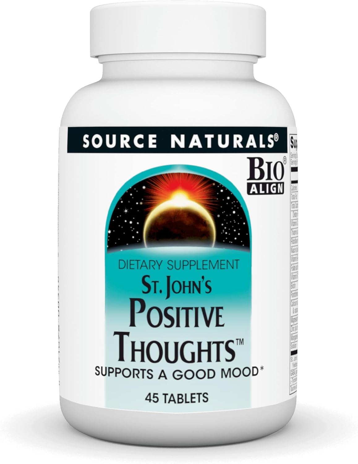 Source Naturals St. John'S Positive Thoughts - Supports A Good Mood* - 45 Tablets