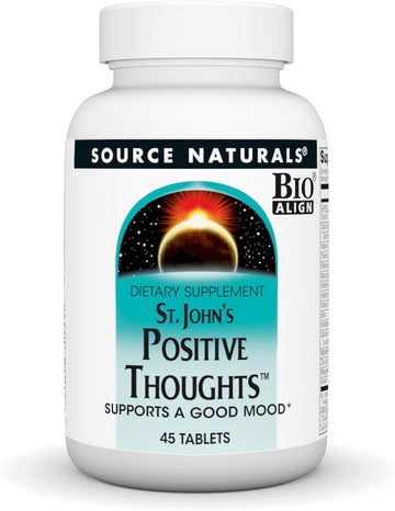 Source Naturals St. John'S Positive Thoughts - Supports A Good Mood* - 45 Tablets