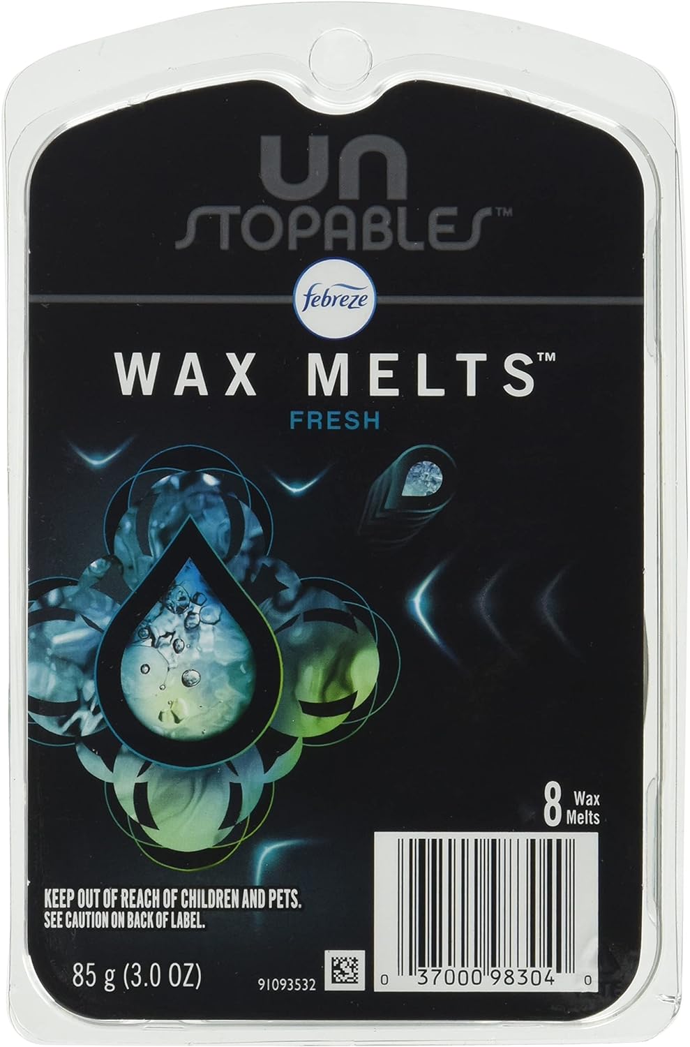 Febreze Unstopables Fresh Wax Melts Air Freshener (Pack of 6)