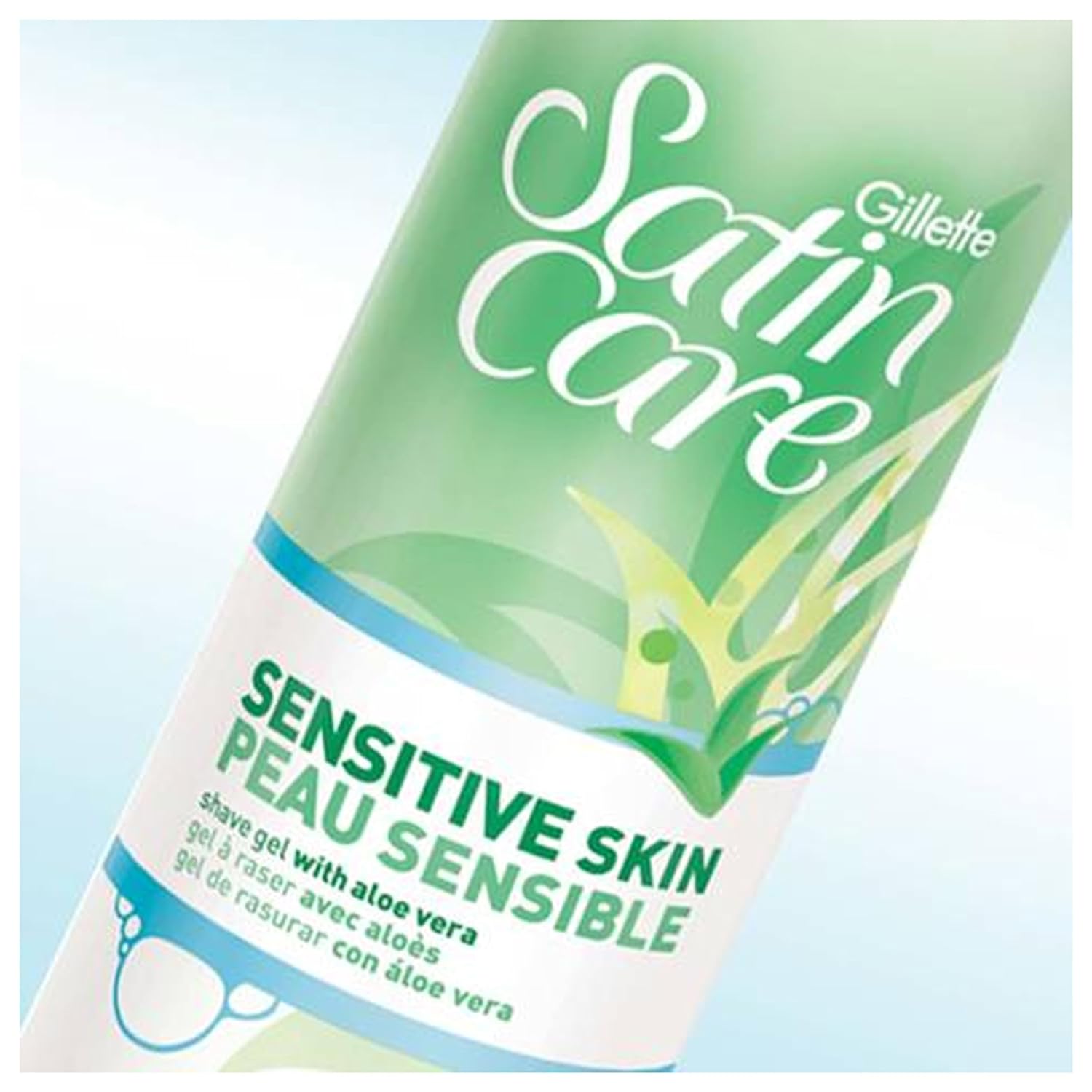 Gillette Venus Satin Care Sensitive Skin Shave Gel for Women 7 ounce, 2 count : Beauty & Personal Care