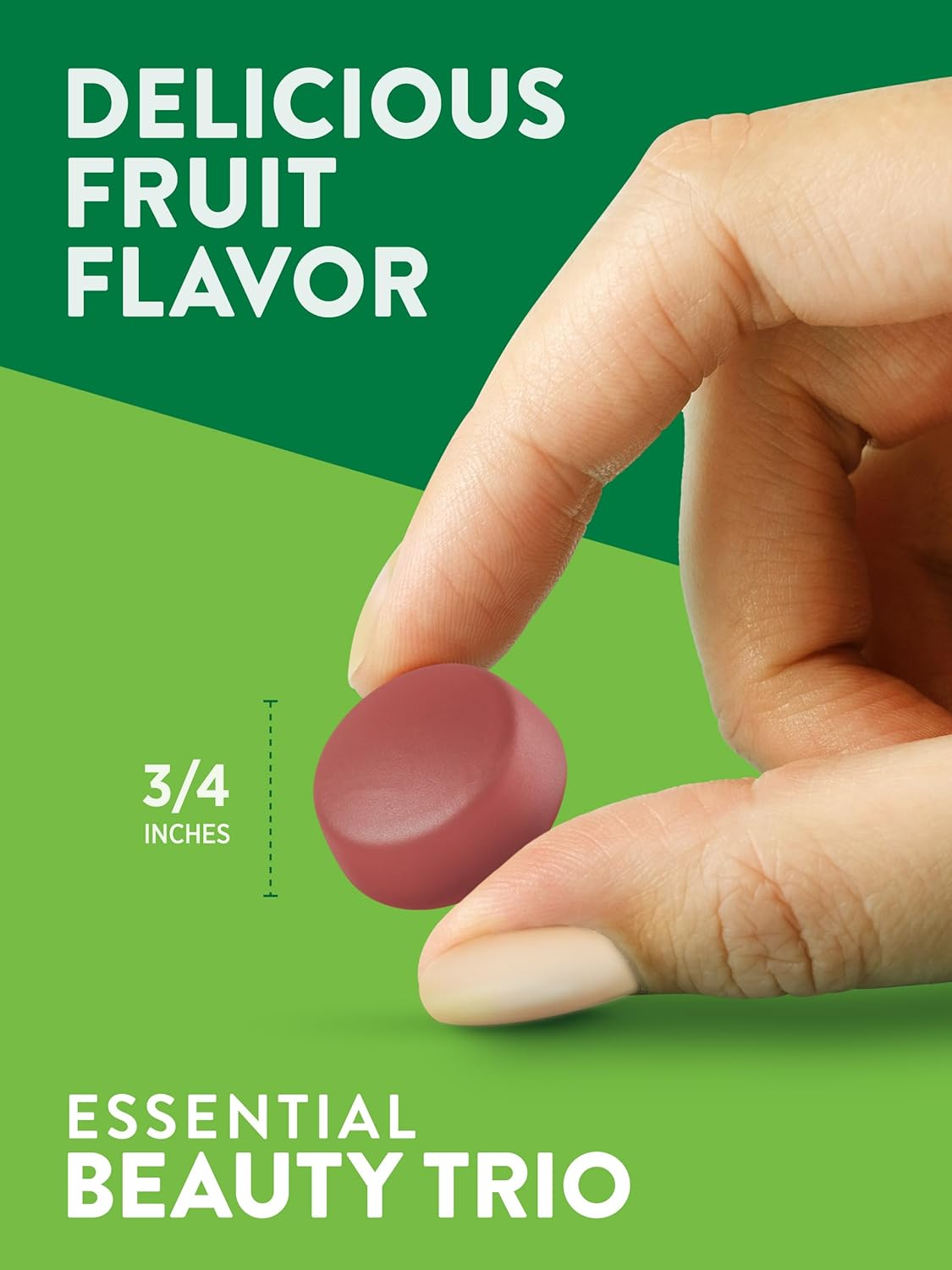 Hair Skin and Nails Gummies | 80 Count | 2500mcg of Biotin | Vegan, Non-GMO, Gluten Free Supplement | Vitamin for Women & Men | by Nature's Truth : Health & Household