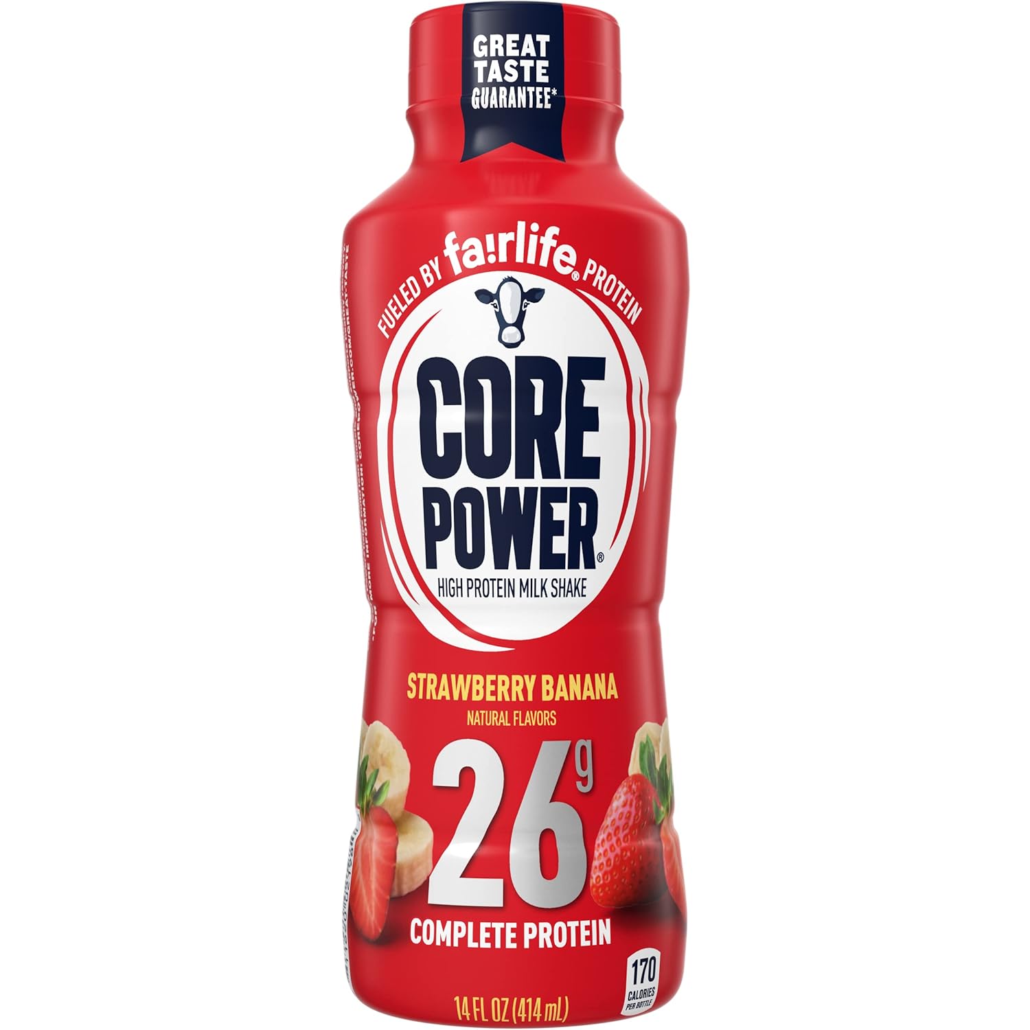 Core Power High Protein (26G) Shake, Strawberry Banana, 14 Fl Oz