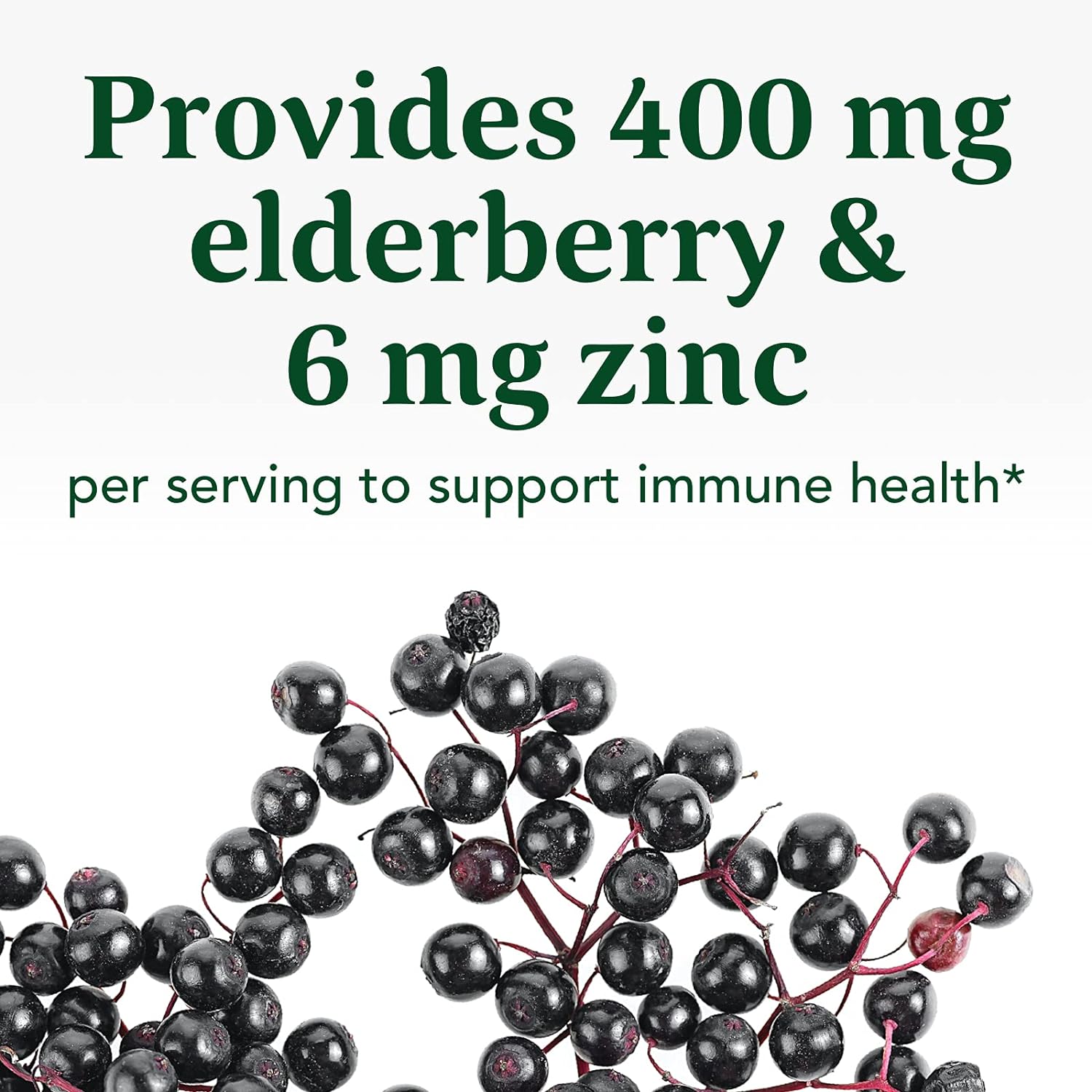 MegaFood Elderberry Immune Support - Gummy with Zinc, Elderberry, Ging