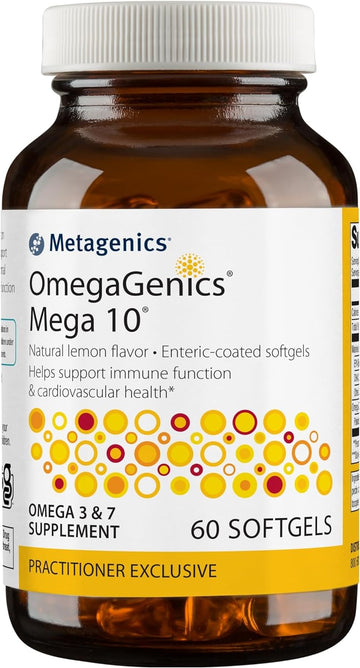 Metagenics OmegaGenics Mega 10 Omega 3 and Omega 7 Fish Oil Daily Supp