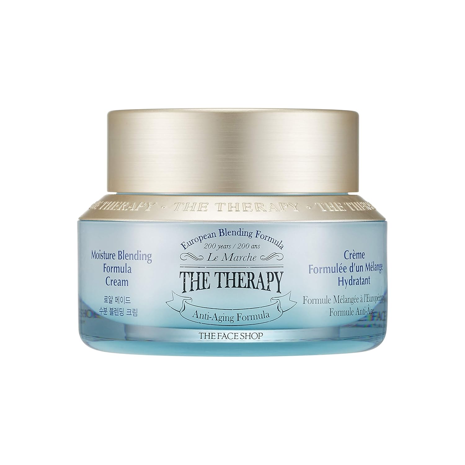 The Face Shop The Therapy Royalmade Water Cream | Anti-Aging, Anti-Dryness Effects & Intense Hydration From A Balanced Formula Of Water & Oil | Anti-Aging Moisture Formula, 1.69 Fl Oz