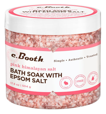 C.Booth Bath Soak With Epsom Himalayan Salt, 17.8 Ounce : Beauty & Personal Care