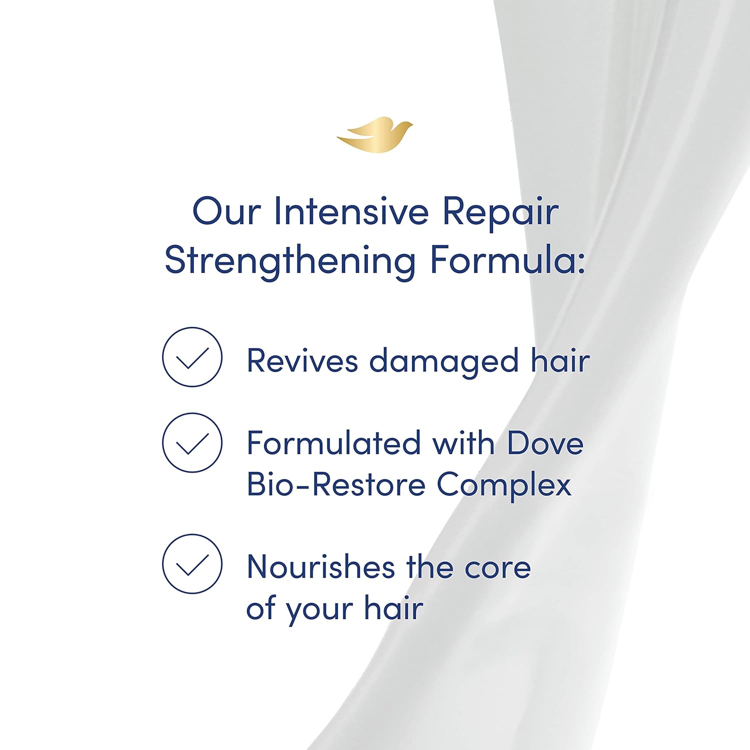 Dove Nutritive Solutions Strengthening Conditioner Intensive Repair 4 Count for Damaged Hair Deep Conditioner with Keratin Actives 20.4 oz : Beauty & Personal Care