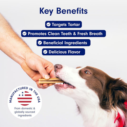 Petlab Co. Proenzyme Dental Sticks – Dog Dental Chews -Target Plaque & Tartar Build-Up at The Source - 28 Sticks
