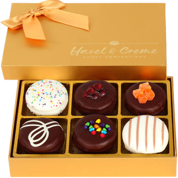 Cookie Gift Basket - Gourmet Cookie Gift - Dark Chocolate Gift - Appreciation Gift For Nurses, Employees - Chocolate Food Gift- Birthday Gifting For Him Or Her Kosher Vegan