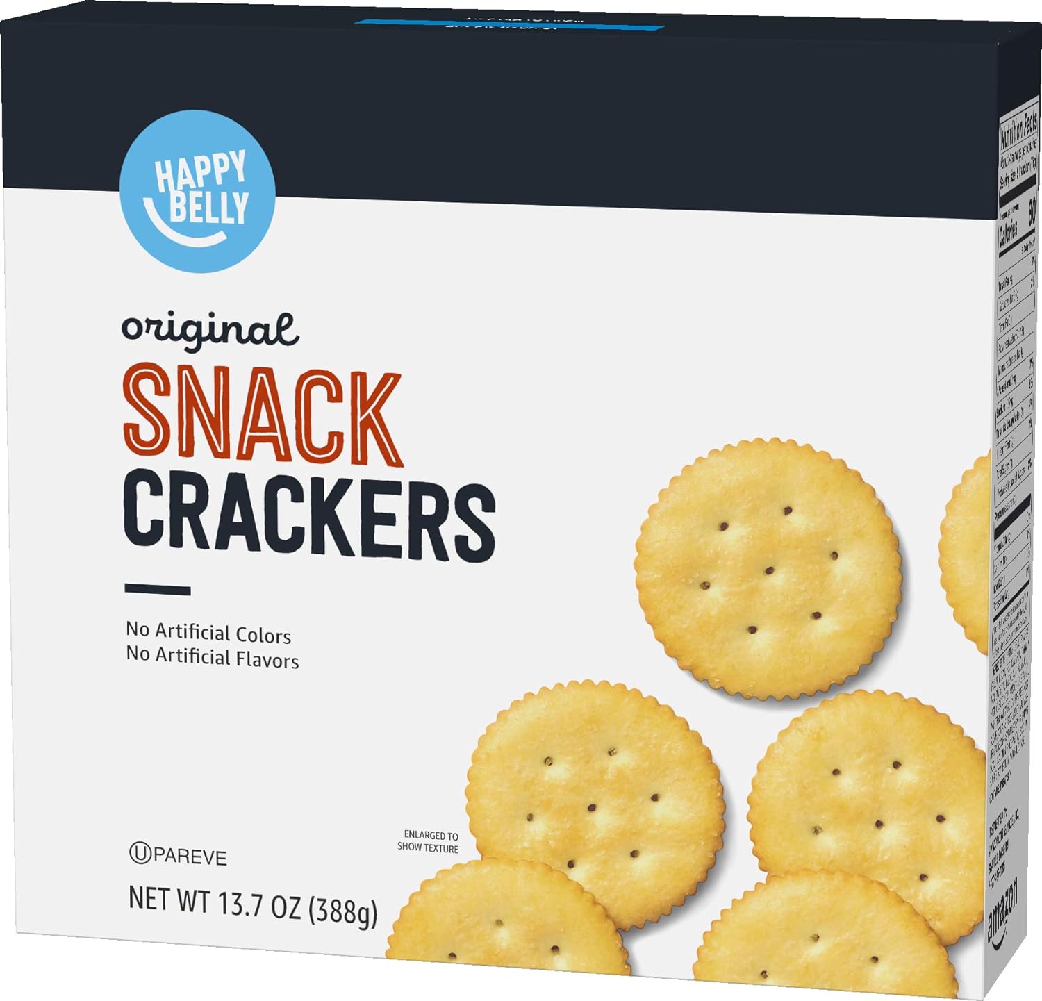 Amazon Brand - Happy Belly Snack Crackers, Original Flavor, 13.7 ounce (Pack of 1)