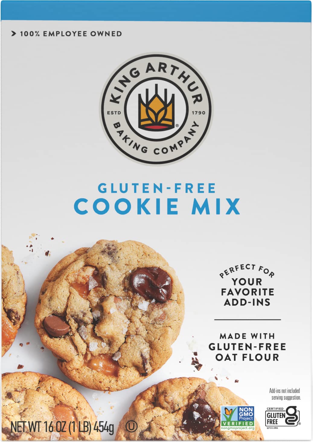 King Arthur Baking Company, Cookie Mix, Gluten-Free Oat Flour, 16 Oz, 1 Count