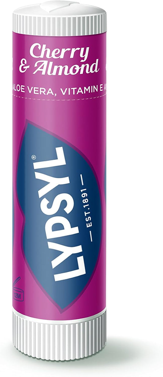 Lypsyl Revitalising Lip Balm, Cherry And Almond, Pack Of 9