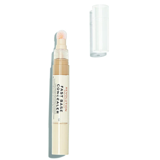 Makeup Revolution, Fast Base Makeup Concealer C5, Full Coverage Concealer, Concealer Stick, Face And Under Eye Concealer That Conceals And Corrects